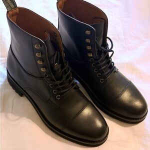 Polo by Ralph Lauren Black Leather Men's Boots
